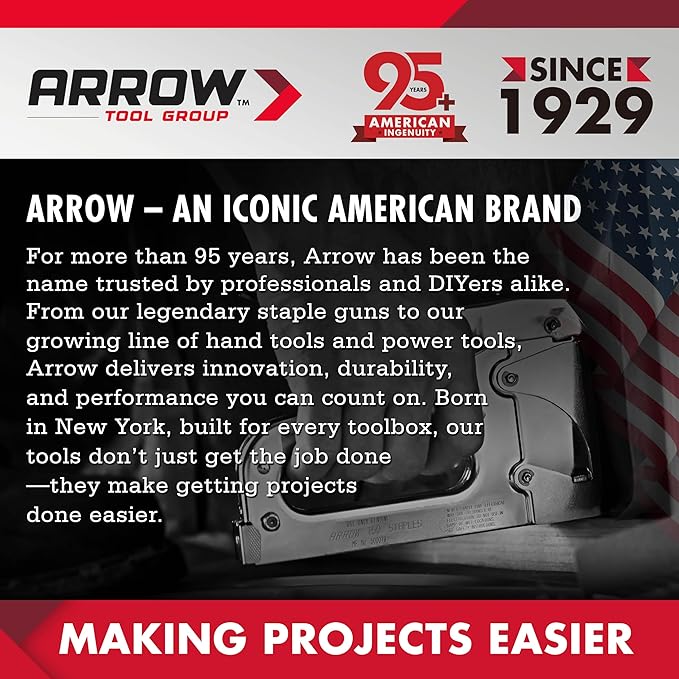 Arrow Full-Strip Stapler with Staples, 25 Sheets Capacity, Stapler with 2520 Count 26/6 Staples, Built-in Storage, Open for Tacking, Non-Slip, for Daily Office Use, School and Home Organization