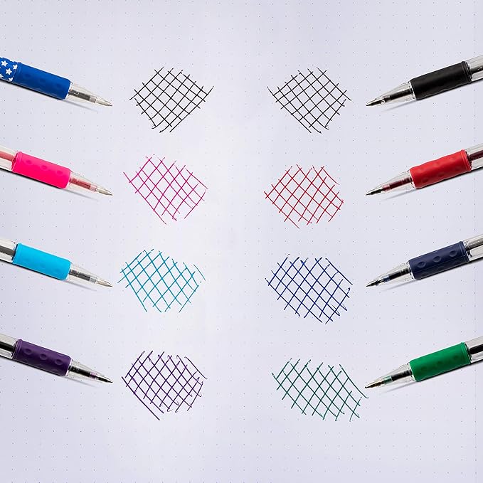 Pentel RSVP Ballpoint Pen, (0.7mm), Fine Line, Black Ink, Pack of 5 (BK90PF5A)