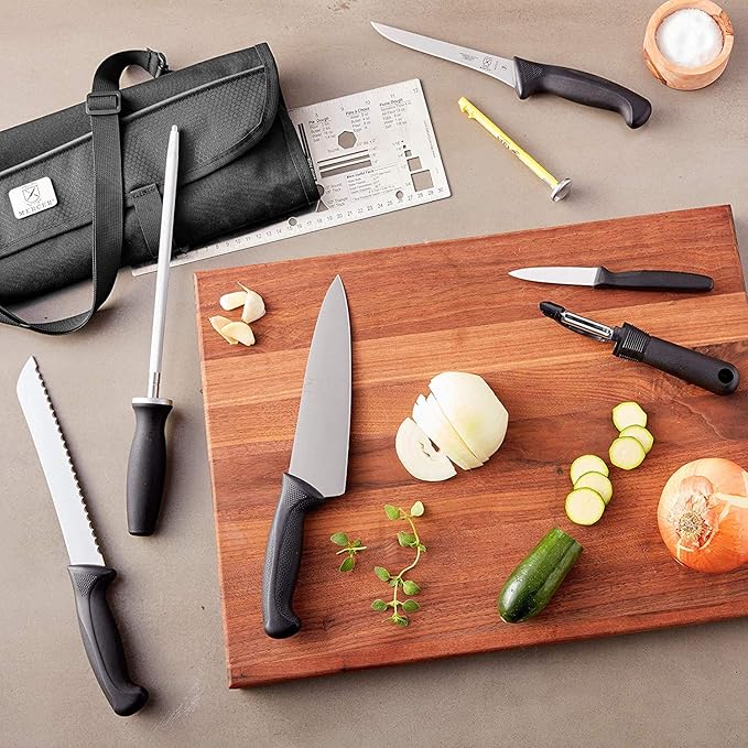 Mercer Culinary Partners in Education 13-Piece Millennia Culinary School Kit,Black