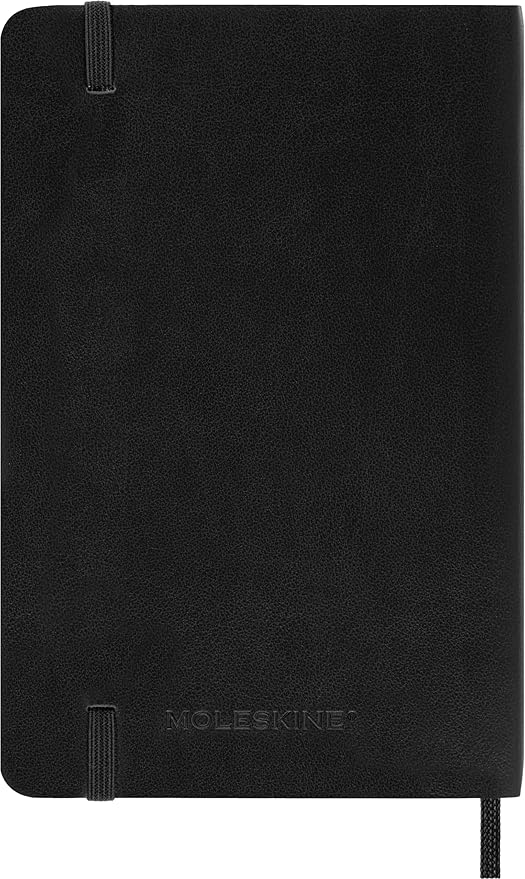 Moleskine Classic 12 Month 2026 Weekly Planner, Soft Cover, Pocket (3.5" x 5.5"), Black, 144 pages