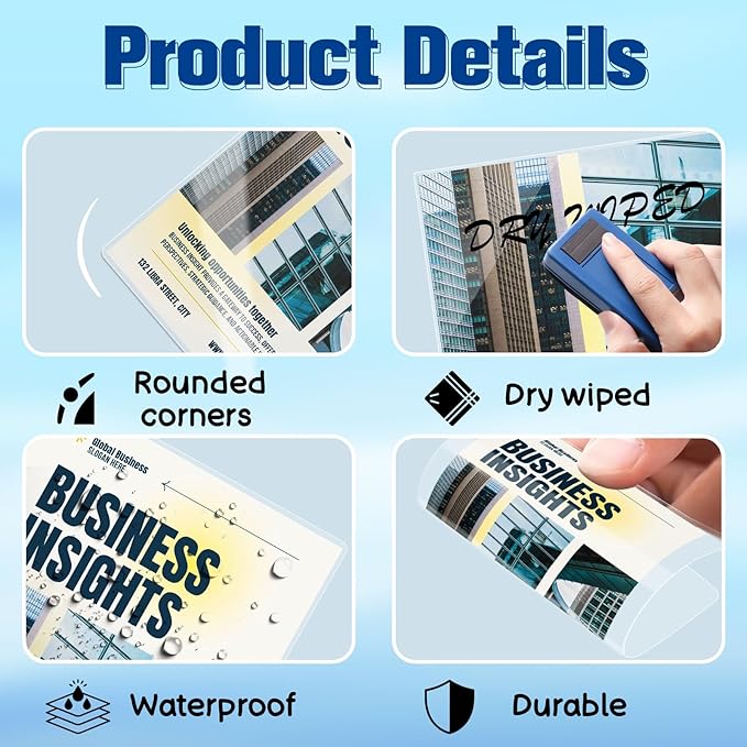 1000 Pack 5mil 2.3x3.7 Thermal Laminating Pouches Badge Laminate Pouches Clear Laminated Luggage Tags Printable Laminator Pouches for Business Permits Cards Hold 2x3.5 in Business Card