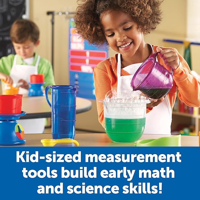 Learning Resources Mix And Measure Activity Set, Experiment Mixing Tools, 22 Pieces, Ages 3+