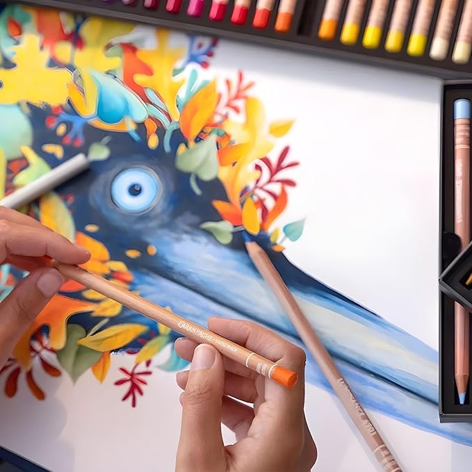 Caran d'Ache Luminance 6901 Color Pencil, 866 Burnt Sienna 50%, (6901.866)