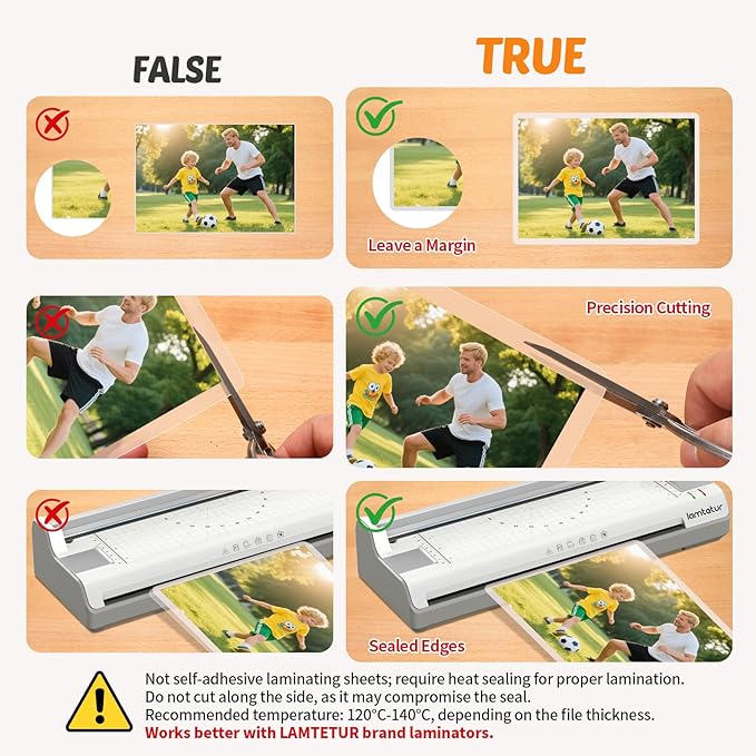 Thermal Laminating Pouches 9"x11.5" Inches, Holds 8.5 x 11 Inch Sheets,5mil 200Pack Hot Laminate Films, Clear Laminator Papers, Letter Size Lamination Sheets (125Mic 200Pcs)