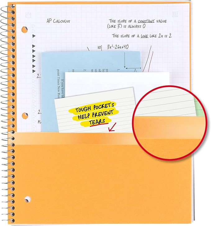 Five Star Spiral Notebook + Study App, 1 Subject, Graph Ruled Paper, 8-1/2" x 11", 100 Sheets, Fights Ink Bleed, Water Resistant Cover, Seaglass Green (620000CH1)
