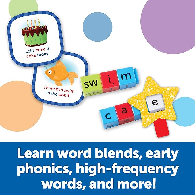 Learning Resources Skill Builders! 1st Grade Reading - 88 Pieces, Ages 6+ First Grade Learning Materials, Homeschool and Classroom Supplies, Reading Games for Kids