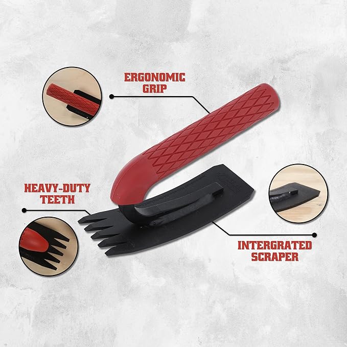 Zenith by Danco ZN700501 Carpet Staple Puller, Staple Extractor for Renovation Projects, Hand Tool Removes Carpet Staples