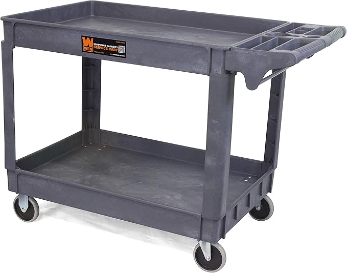 WEN 500-Pound Capacity 46 By 25.5-Inch Extra Wide Service Utility Cart