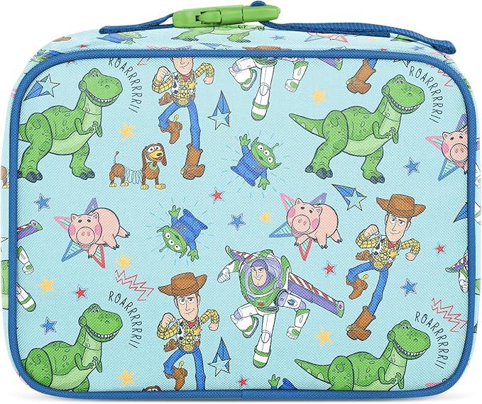 Simple Modern Disney Pixar Kids Lunch Box for School | Reusable Insulated Lunch Bag for Toddler, Girl, and Boy | Exterior & Interior Pockets | Hadley Collection | Buzz and Woody Adventures