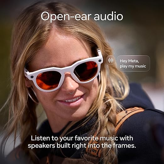 Oakley Meta HSTN, Black | Smart AI Glasses for Men, Women — Performance for Sports, Athletes — Camera, Audio, Video — 8 Hour Battery — 3K HD Resolution — Prizm™ Polarized Lenses