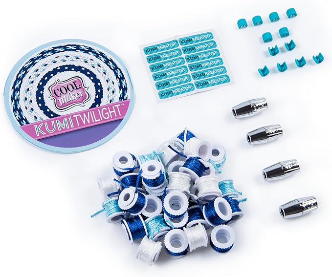 Cool Maker, KumiKreator Bead & Braider Friendship Necklace and Bracelet Making Kit, Arts & Crafts Kids Toys for Girls Ages 8 and up