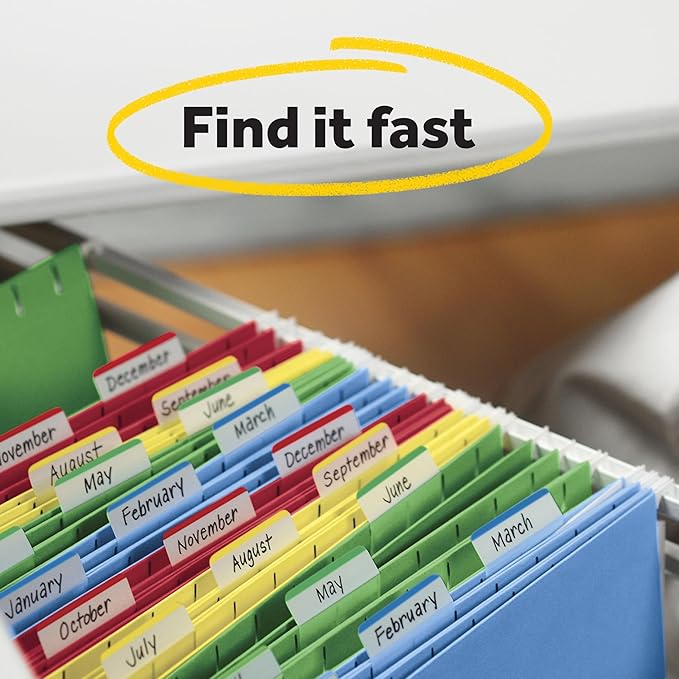Post-it Tabs, 2 in Angled Solid, Assorted Primary Colors, 6 Tabs/Color, 4 Colors, 24 Tabs/Pack (686A-ALYR)