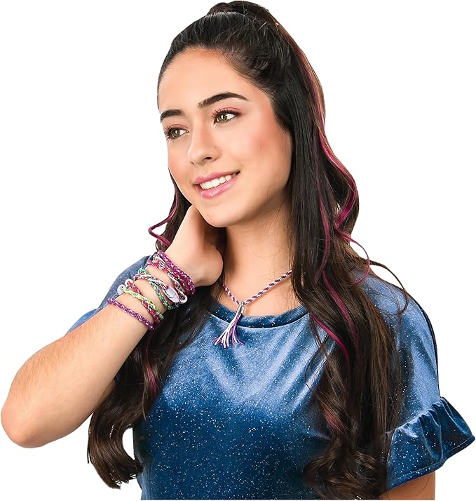 Cool Maker, KumiKreator Bead & Braider Friendship Necklace and Bracelet Making Kit, Arts & Crafts Kids Toys for Girls Ages 8 and up