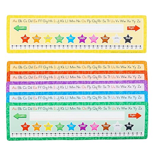 Really Good Stuff Stars and Swirls Desktop Helpers - Set of 24