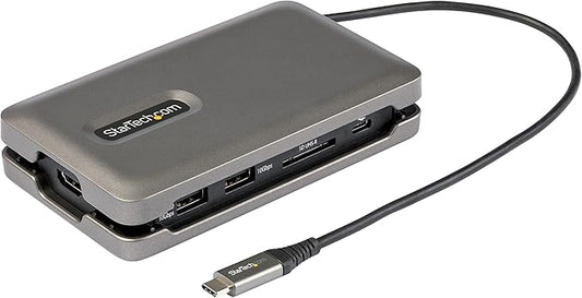 StarTech.com USB-C Docking Station for MacBook Pro M1 M2 M3 M4 and Windows, 4K 60Hz HDMI Video, HDR10, USB 10Gbps Hub, 100W Laptop Charging, GbE, SD - TAA