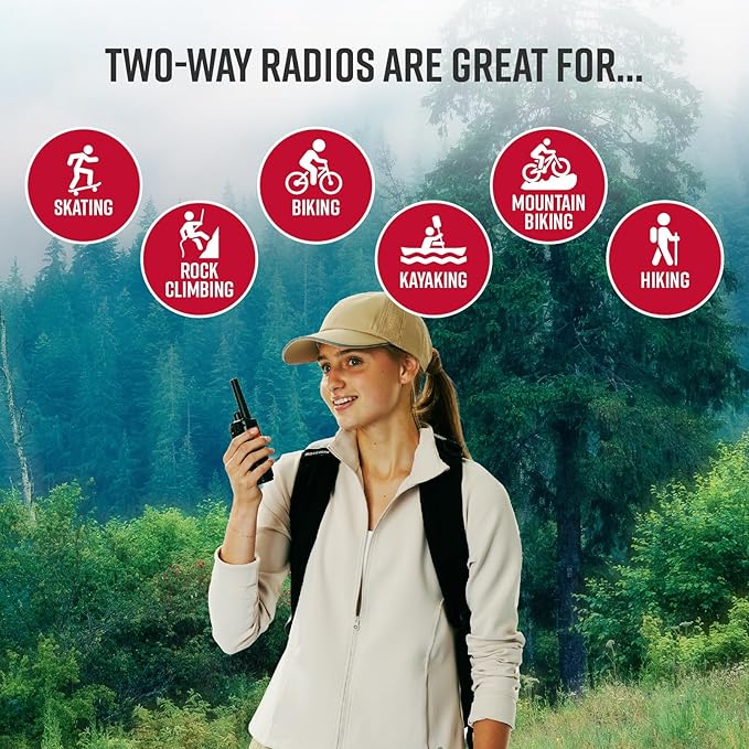 Bundle of Cobra RX680 Walkie Talkies (2-Pack) + Cobra ACXT1037R FLT Floating Walkie Talkie (1 Pack)