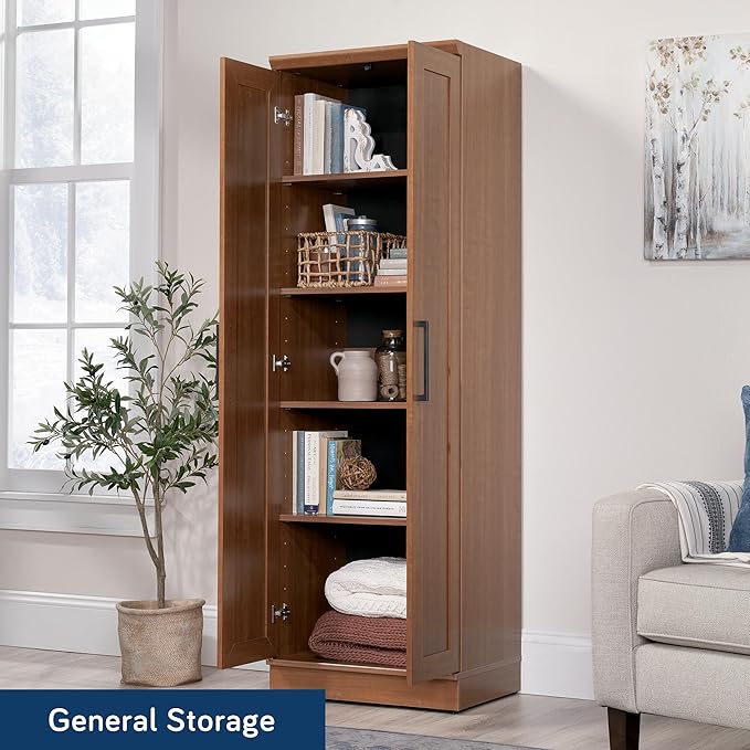 Sauder HomePlus Storage Cabinet/ Pantry cabinets, Sienna Oak finish