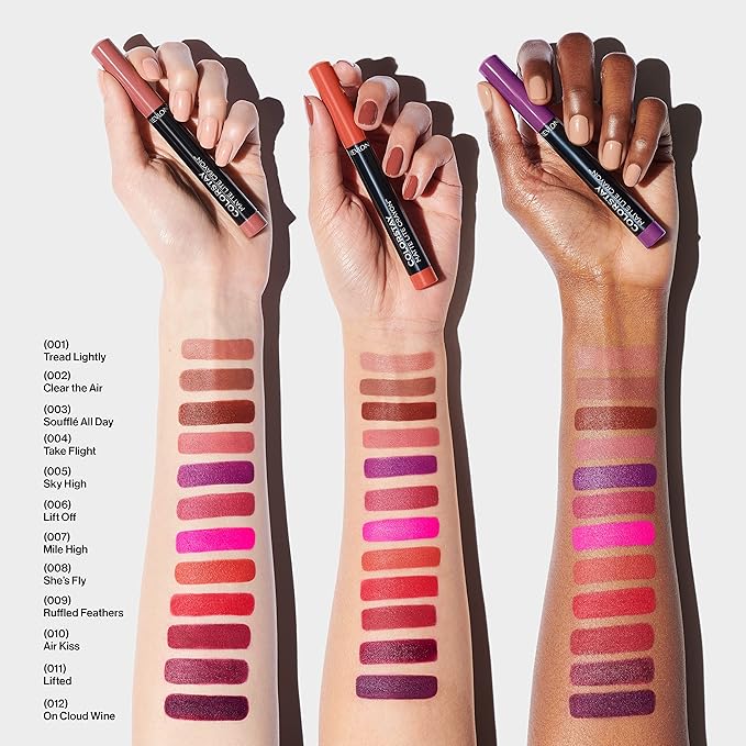 REVLON ColorStay Matte Lite Crayon Lipstick with Built-in Sharpener, Smudge-proof, Water-Resistant Non-Drying Lipcolor, 011 Lifted, 0.049 oz