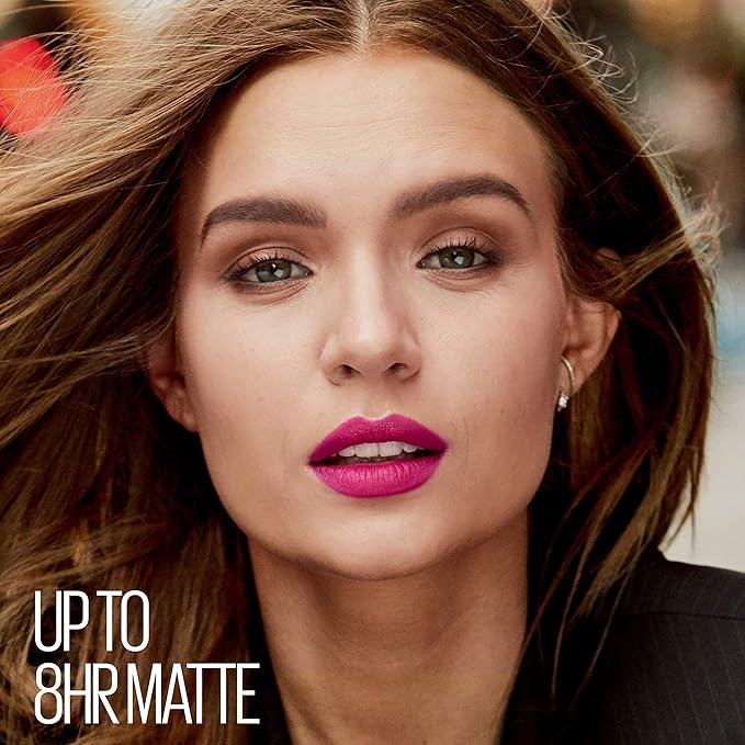 Maybelline Super Stay Ink Crayon Lipstick Makeup, Precision Tip Matte Lip Crayon with Built-in Sharpener, Longwear Up To 8Hrs, Change Is Good, Rose Pink, 1 Count