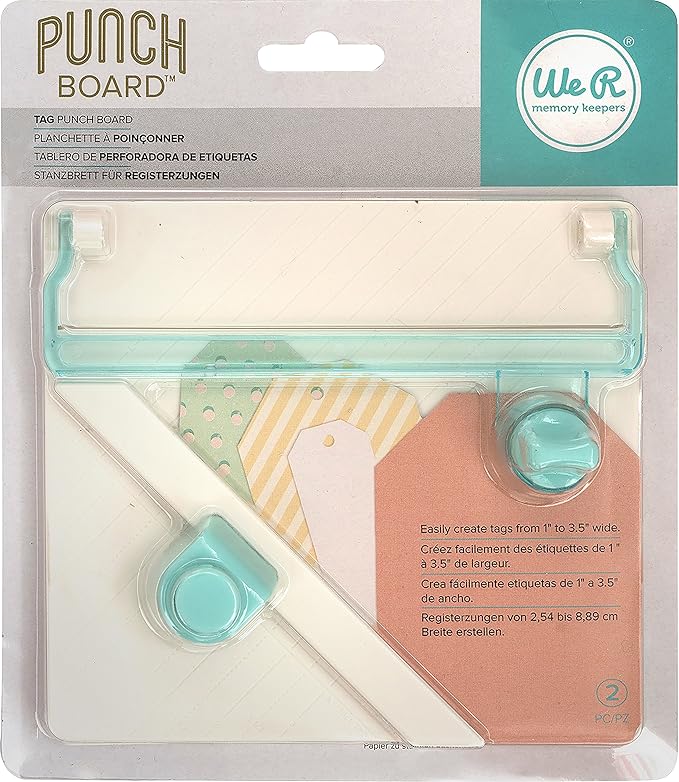 We R Memory Keepers Punch Board-Tag